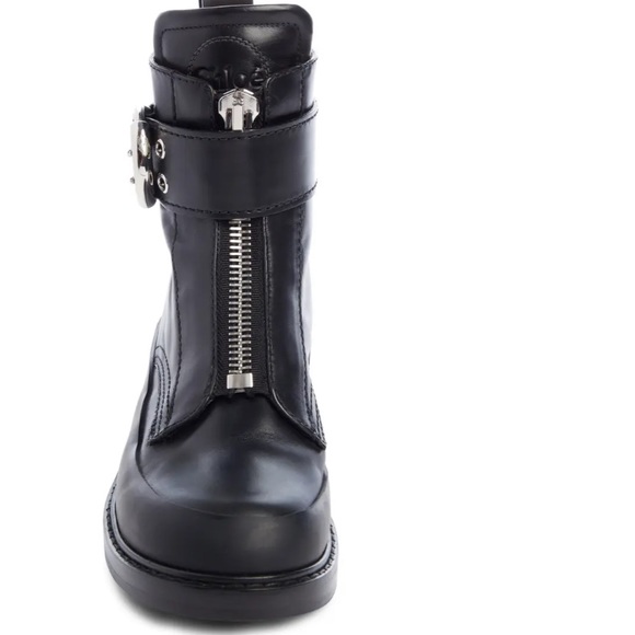 CHLOE Roy Zip Front Combat Boot NEW - Picture 13 of 14
